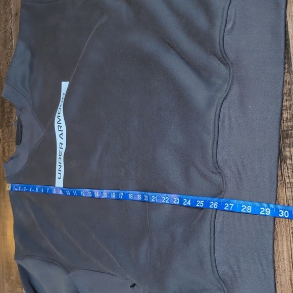 Under Armour Sweatshirt UA DNA CREW Fleece Lined Size XL In Concrete Gray - Picture 12 of 12